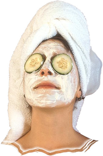 Facial Mask with cubcumers