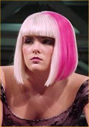 straigth and colorful hair 7019