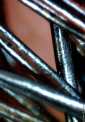 Hair magnified 500 times